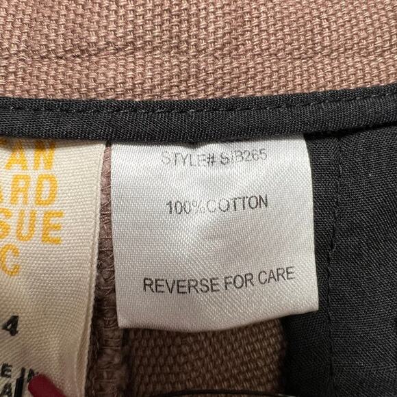 NWT Standard Issue NYC Cotton Canvas Pleated Utility Shorts SIZE 34 Oak Tan NEW - Picture 5 of 10